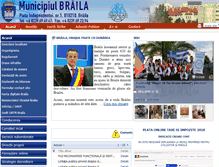 Tablet Screenshot of primariabraila.ro